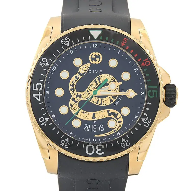 Gucci Dive Steel Watch (136.2)-Hover-Image