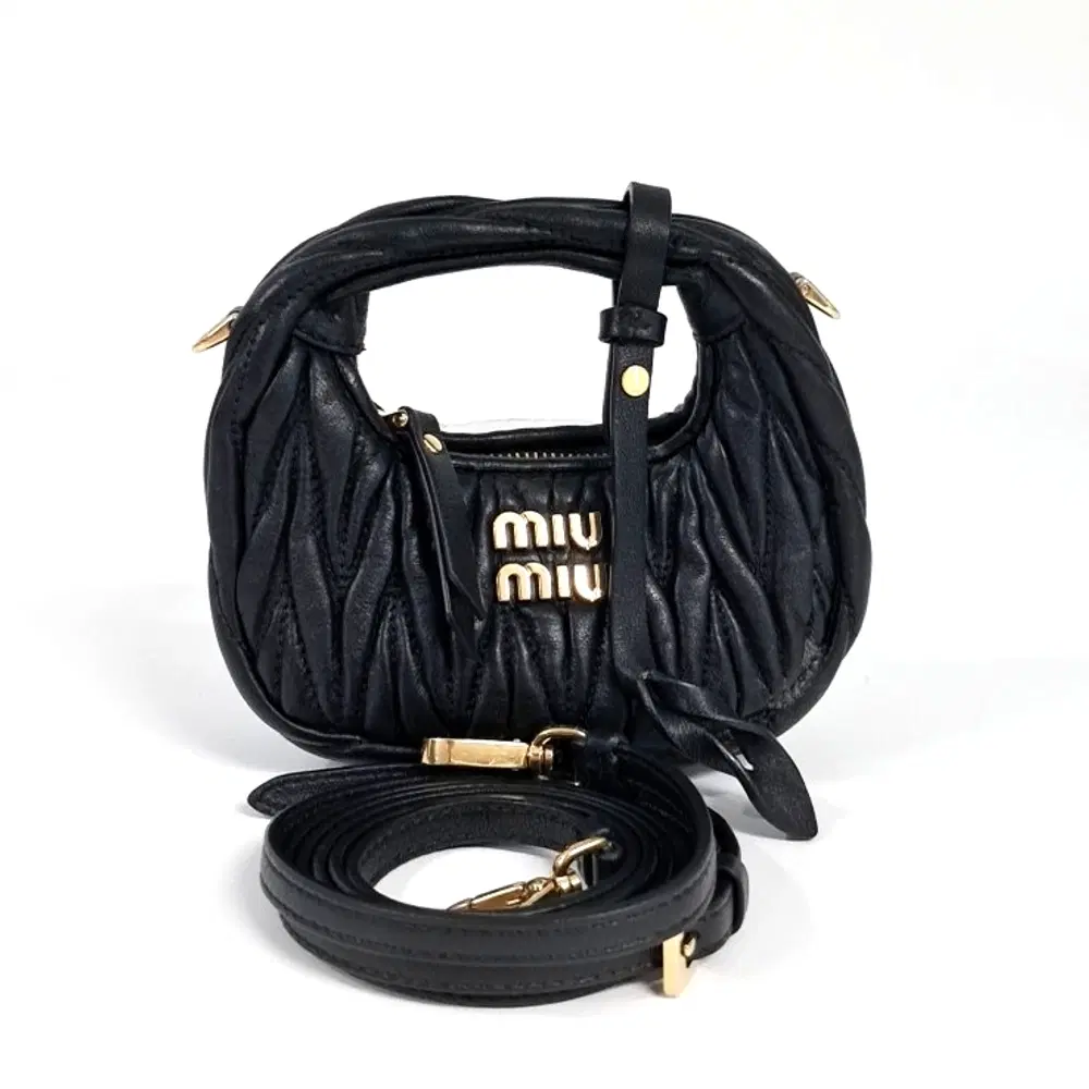 Miu Miu Wander Matrasse Micro Hobo Bag