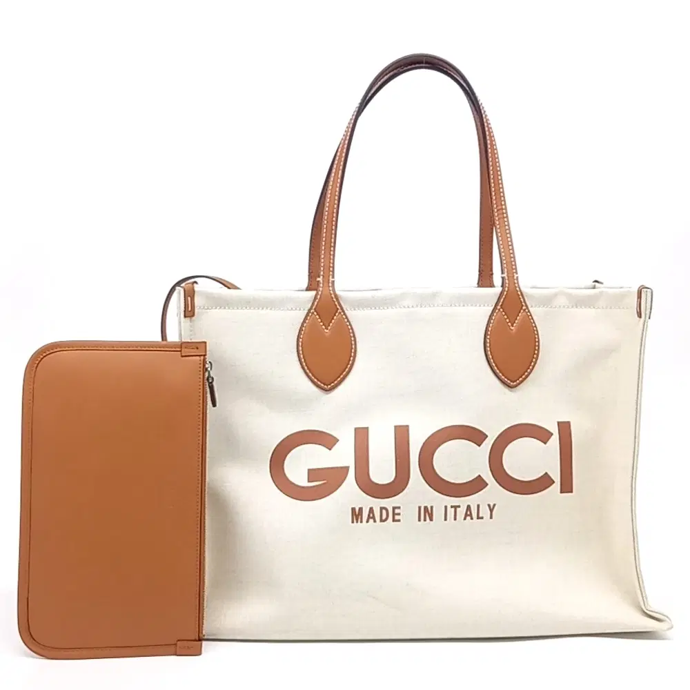 Gucci Logo Print Tote Bag (772176)
