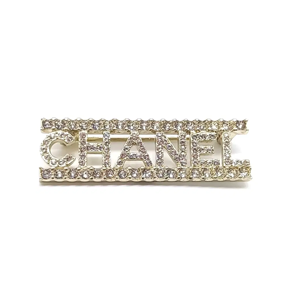 Chanel Logo Brooch