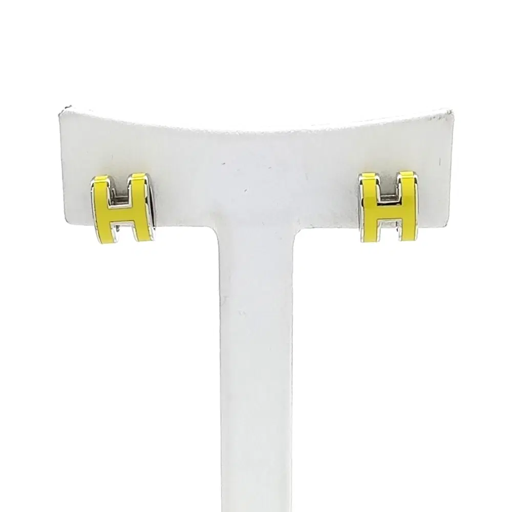 Hermès Mini Pop H Logo Earrings