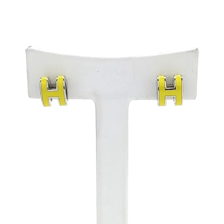 Hermès Mini Pop H Logo Earrings-Hover-Image