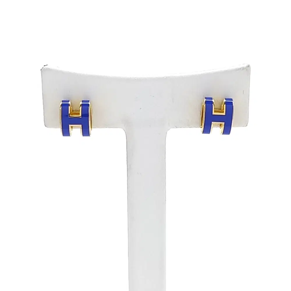 Hermès Mini Pop H Logo Earrings