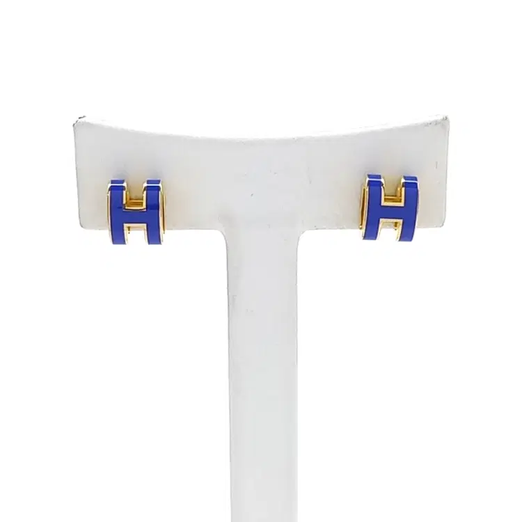 Hermès Mini Pop H Logo Earrings-Hover-Image