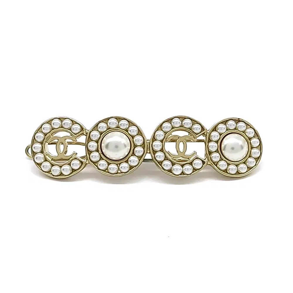 Chanel Pearl Coco Hairpin