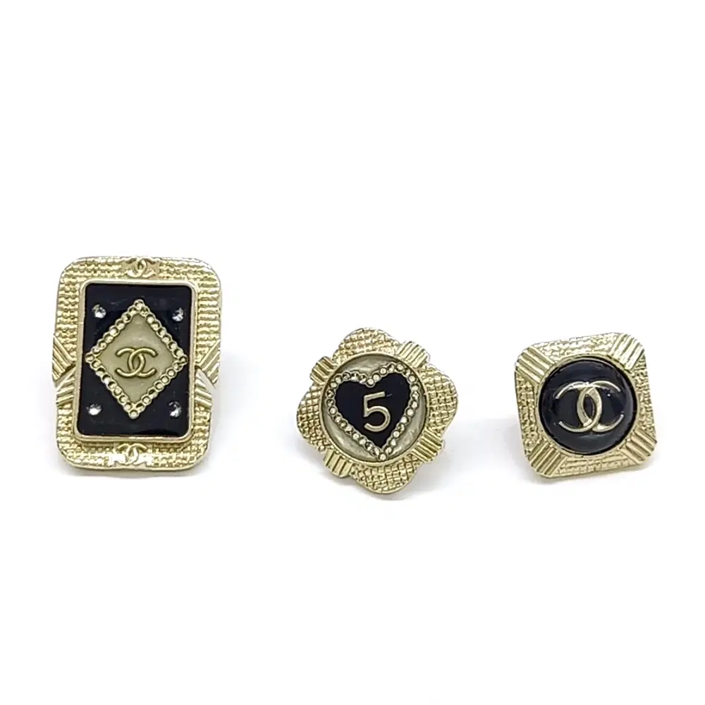 Chanel Brooch 3-Set