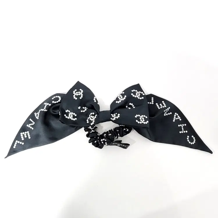 Chanel Silk Hair Scrunchie-Hover-Image