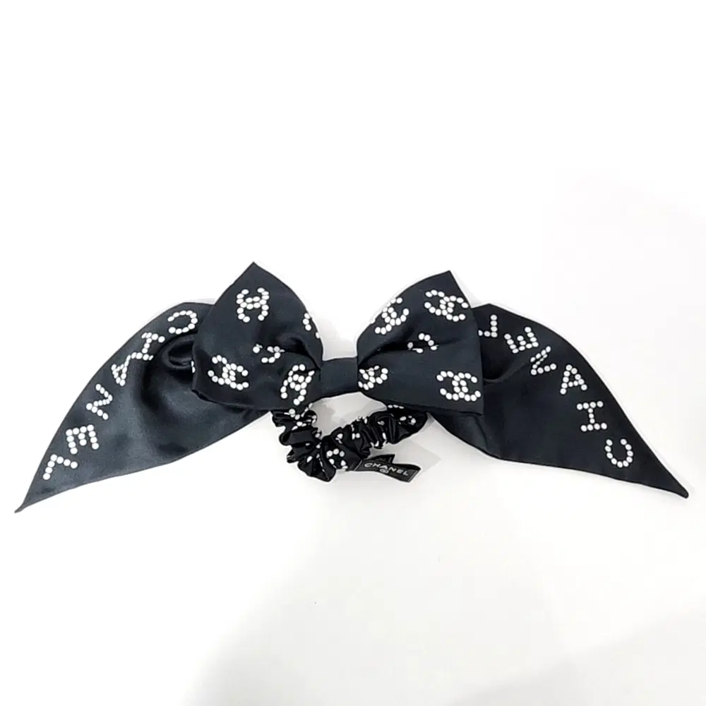 Chanel Silk Hair Scrunchie