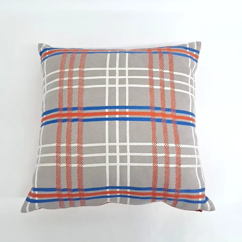 Hermès Cashmere Embroidered Cushion