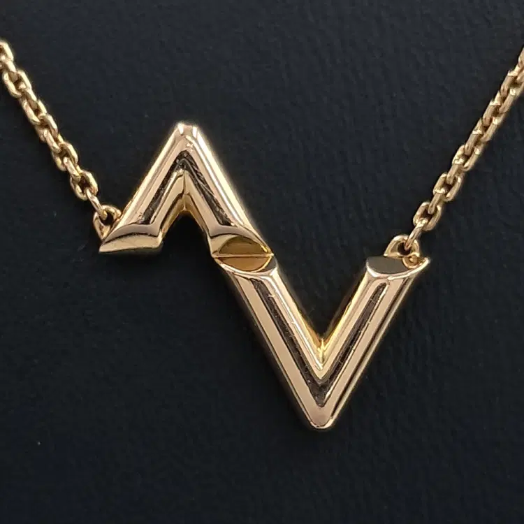Louis Vuitton Bolt Upside Down Necklace-Hover-Image