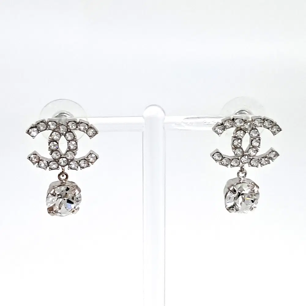 Chanel Logo Embellished Earrings
