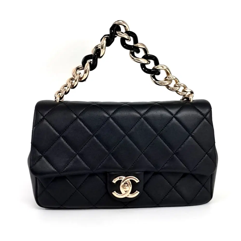 Chanel Top-Handle Chain Shoulder Bag