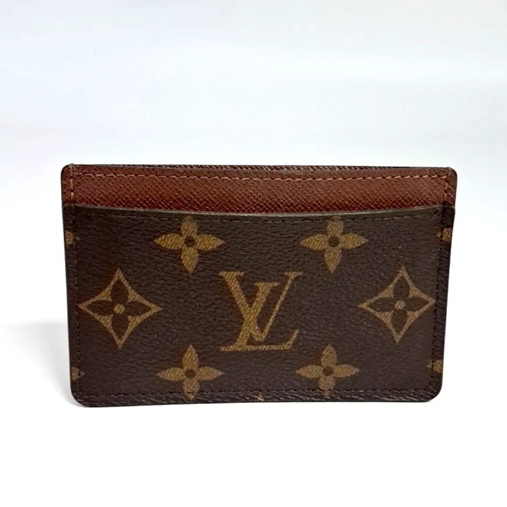 Louis Vuitton Monogram Port Cart Simple Card Wallet
