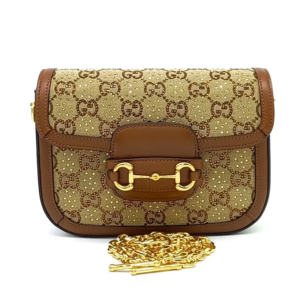 Gucci Horsebit 1955 Mini Chain Shoulder Bag (675801)