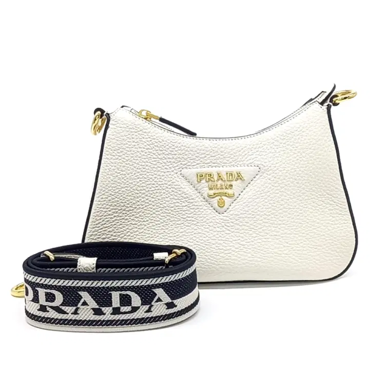 Prada Vitello Daino Shoulder Bag-Hover-Image