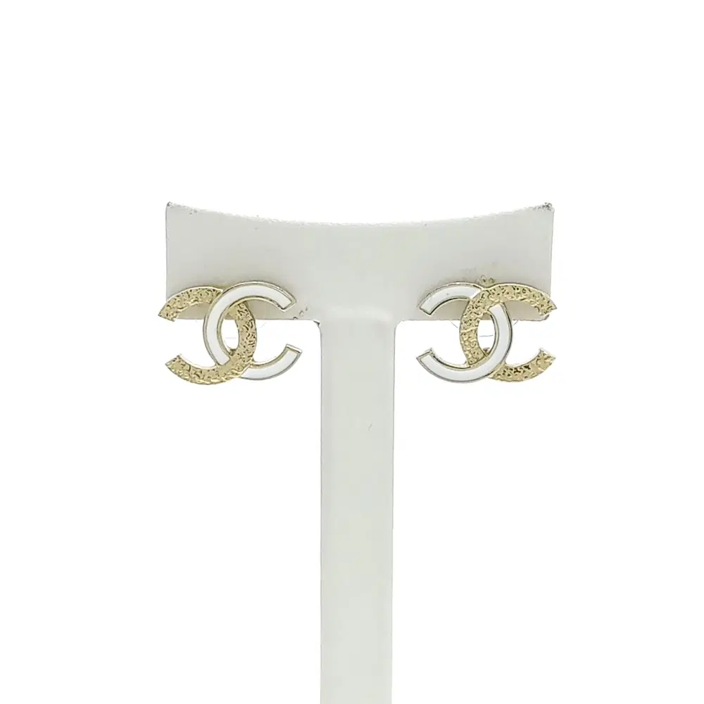 Chanel Logo Earrings