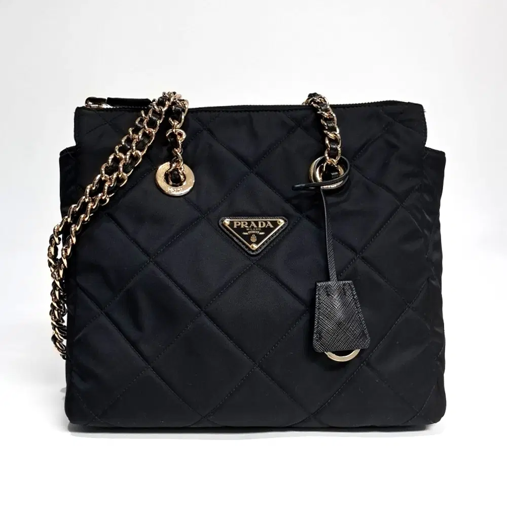 Prada Re-Edition 1995 Re-Nylon Quilted Chain Shoulder Bag (1Bg468)