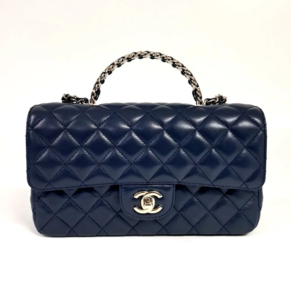 Chanel Top Handle And Chain Shoulder Bag As4219