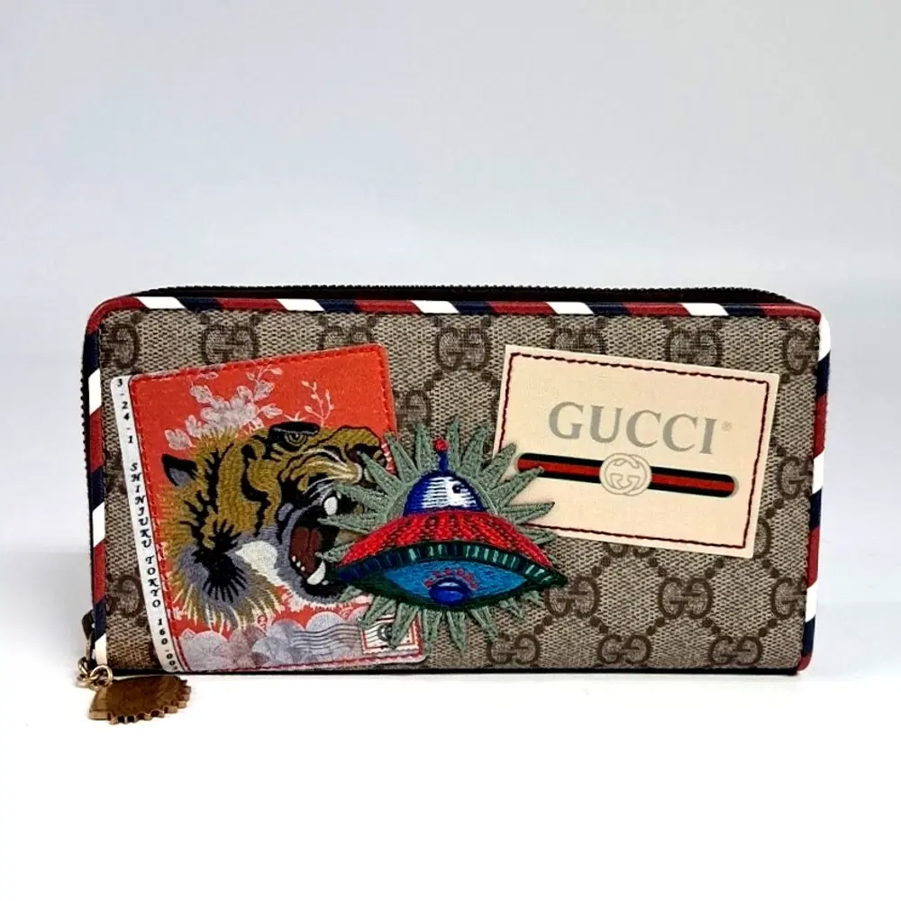 Gucci Gg Supreme Courier Long Wallet (473909)