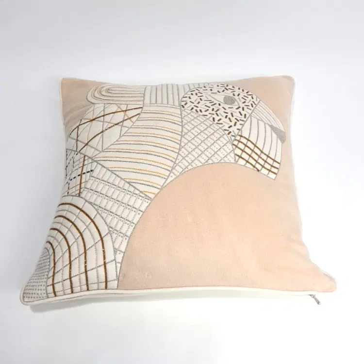 Hermes Cashmere Cushion-Hover-Image