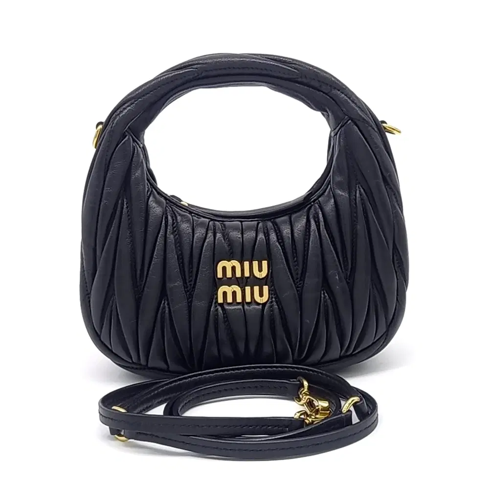 Miu Miu Wander Matrasée Hobo Bag Mini (5Bp078)