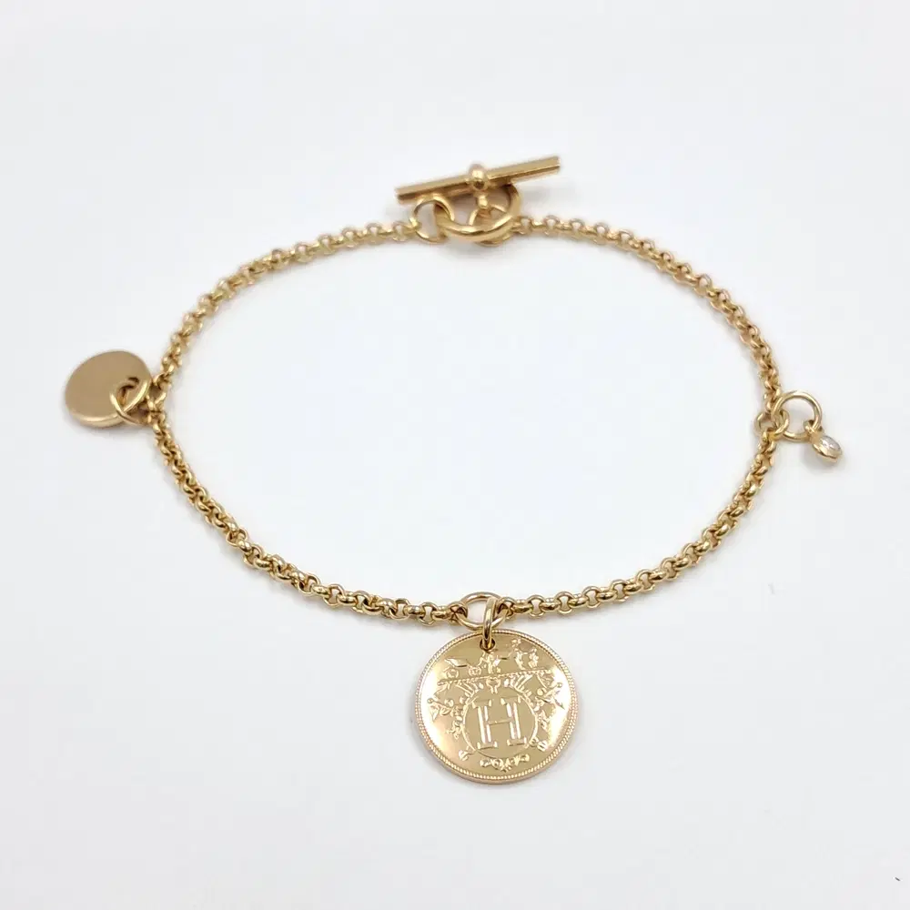 Hermès Diamond Ex-Libris Bracelet