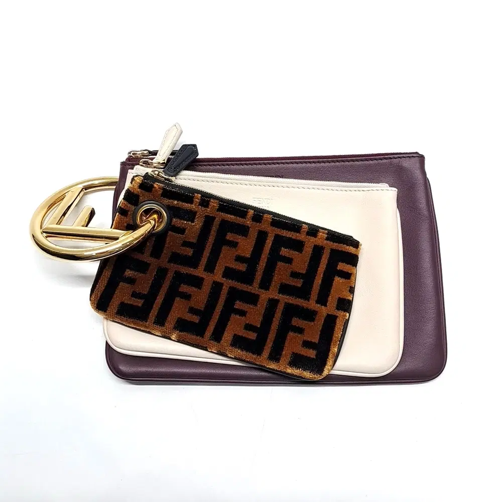 Fendi Triple Clutch (8Bs001)