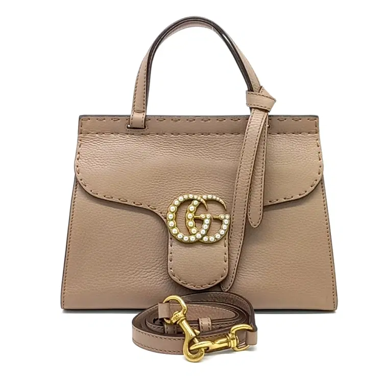 Gucci Gg Marmont Mini Tote And Shoulder Bag (442622)-Hover-Image