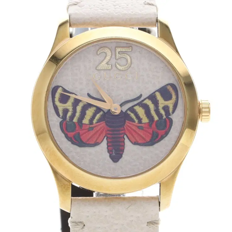 Gucci G Timeless Gold-Plated Watch (126.4)-Hover-Image