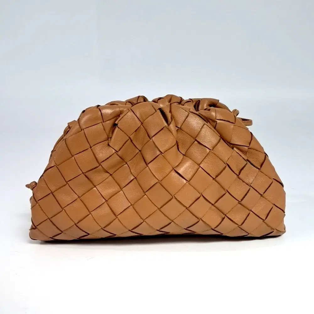 Bottega Veneta Mesh Butter Calf Crossbody Bag