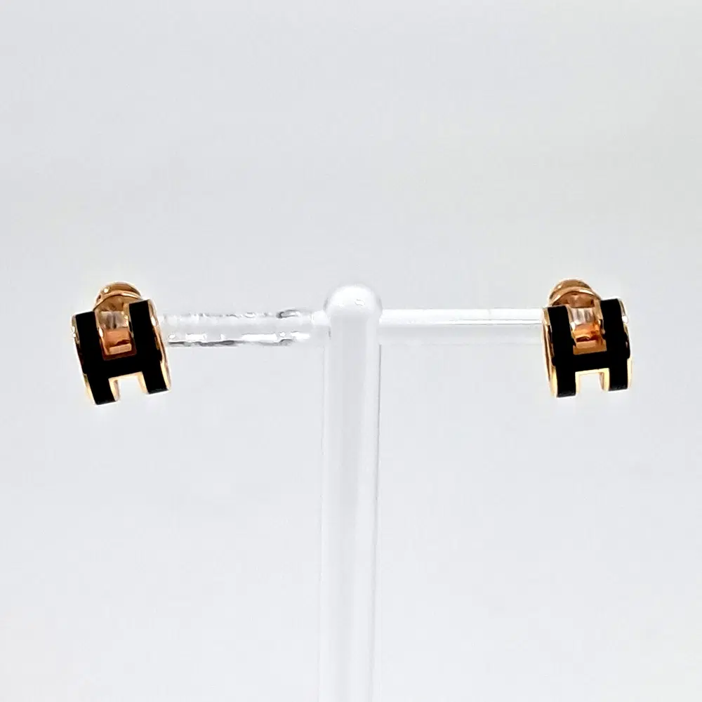 Hermès Mini Pop H Logo Earrings