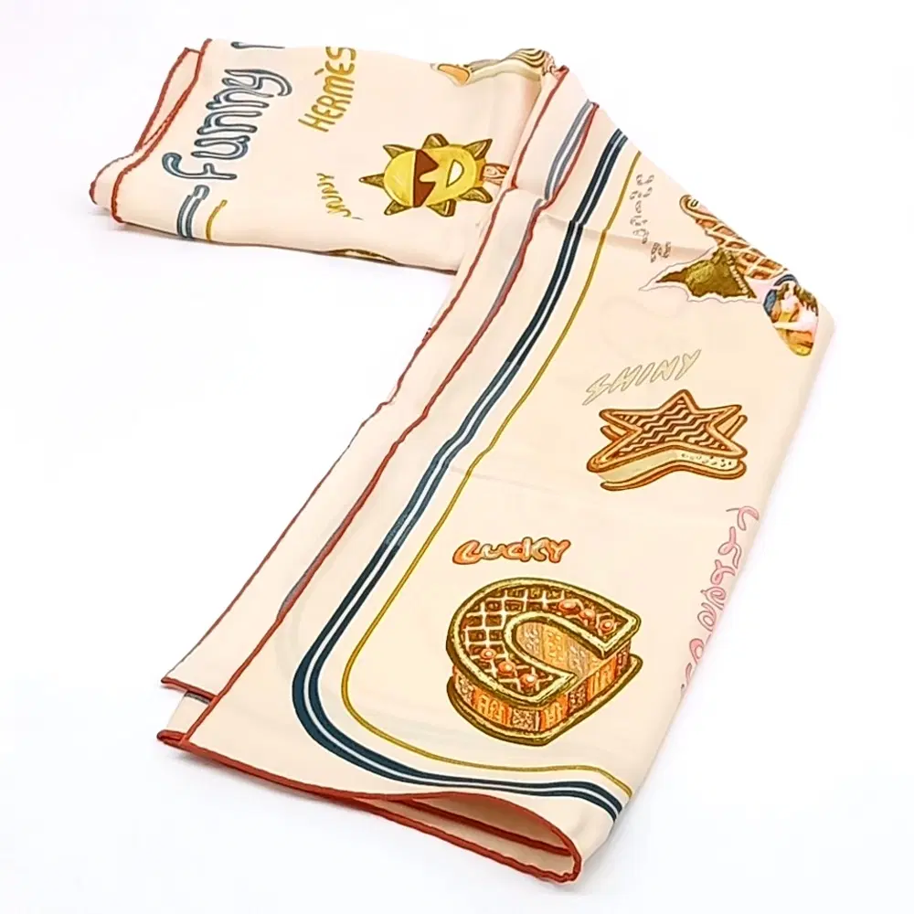 Hermes Silk Scarf