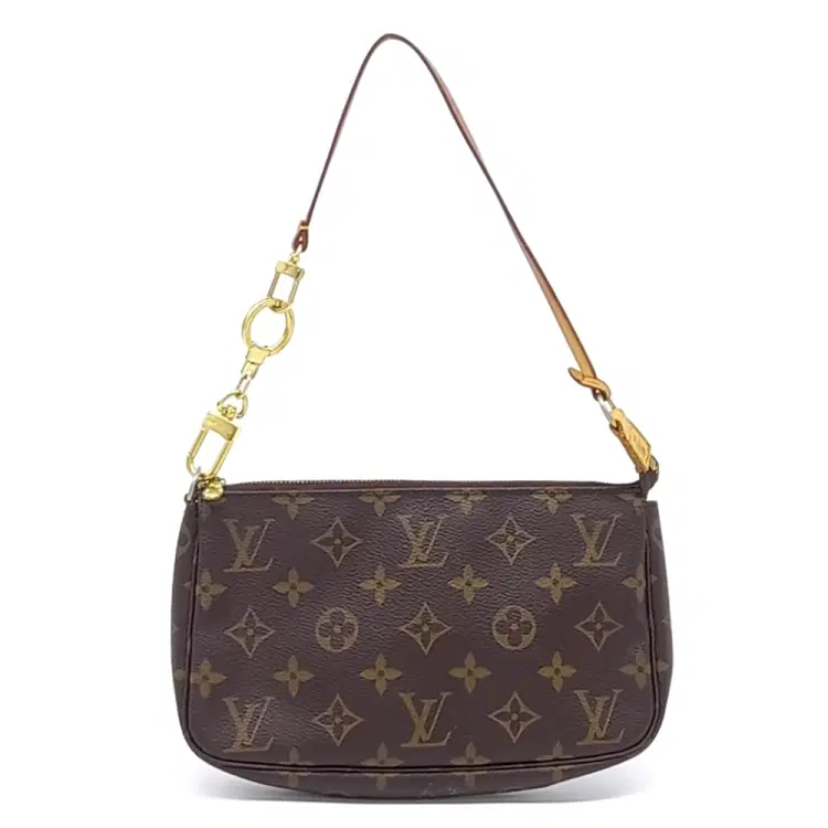 Louis Vuitton Monogram Pouch Bag & Keyring-Hover-Image