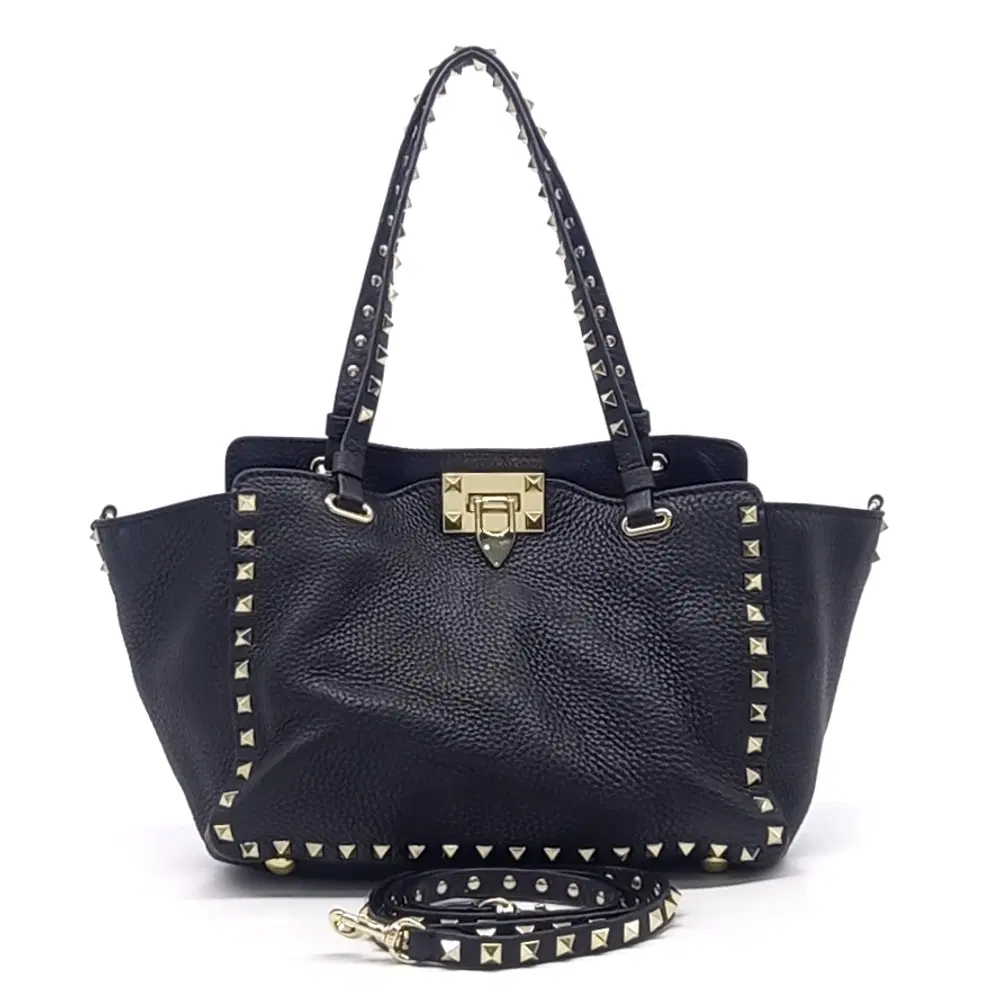 Valentino Rockstud Tote And Shoulder Bag