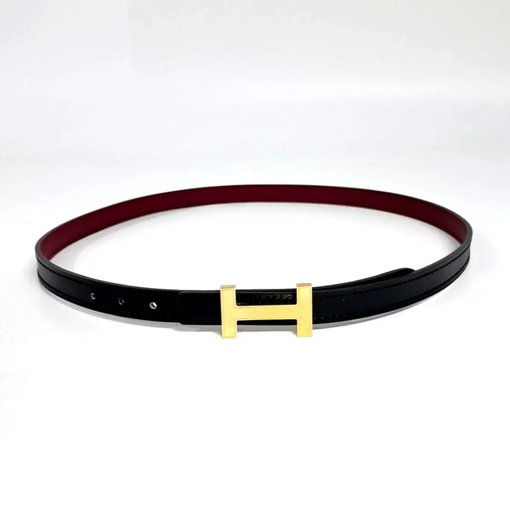 Hermes H Slim Reversible Belt (X)