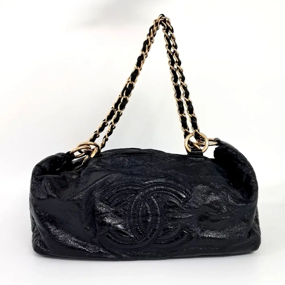 Chanel Patent Chain Shoulder Bag