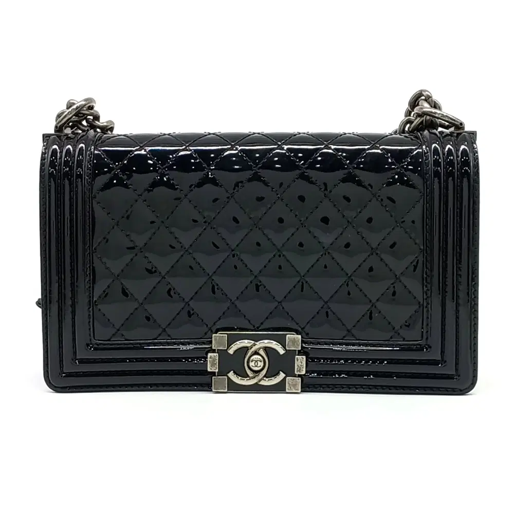 Chanel Patent Boy Bag Medium