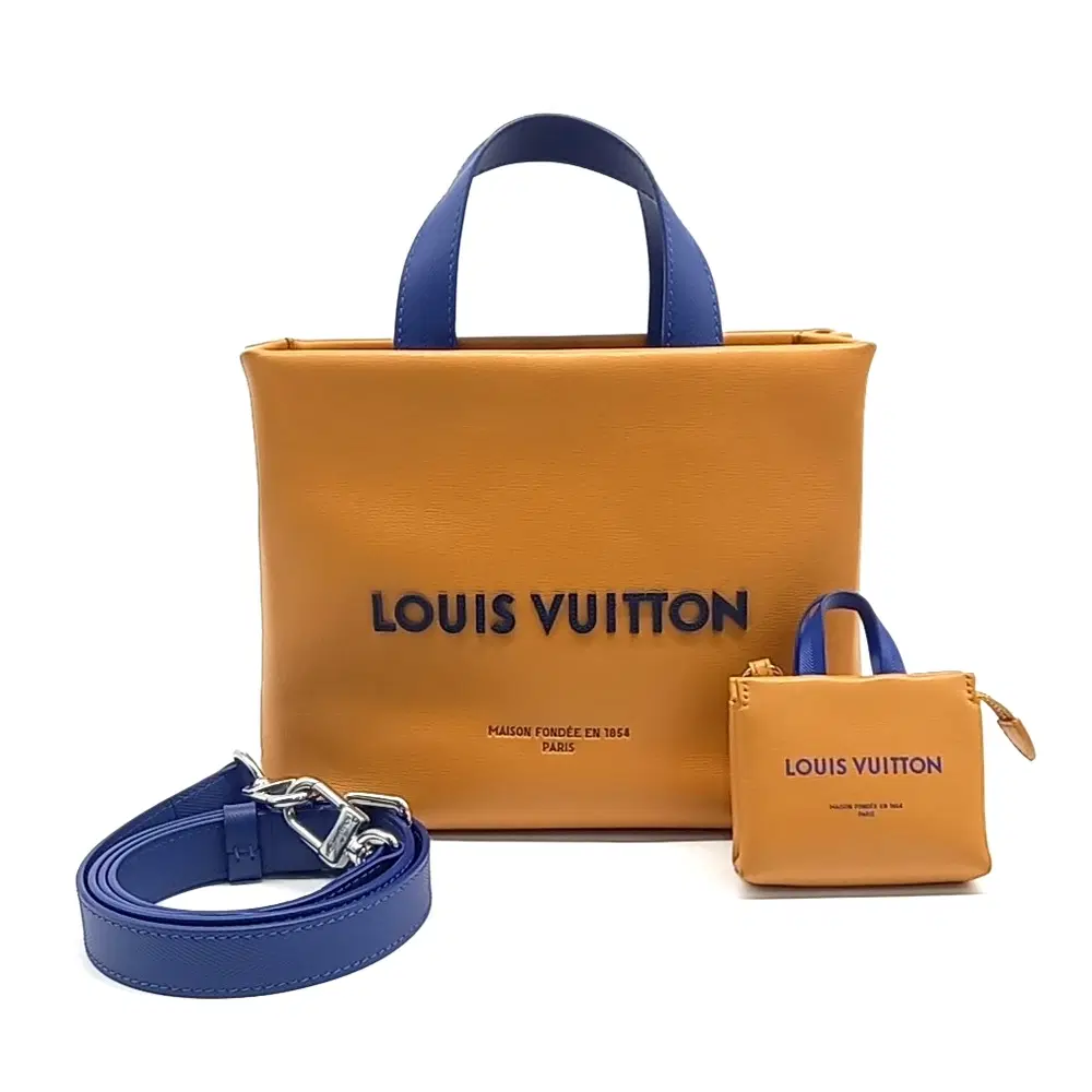 Louis Vuitton Mini Shopper Tote M15237 & Bag Charm