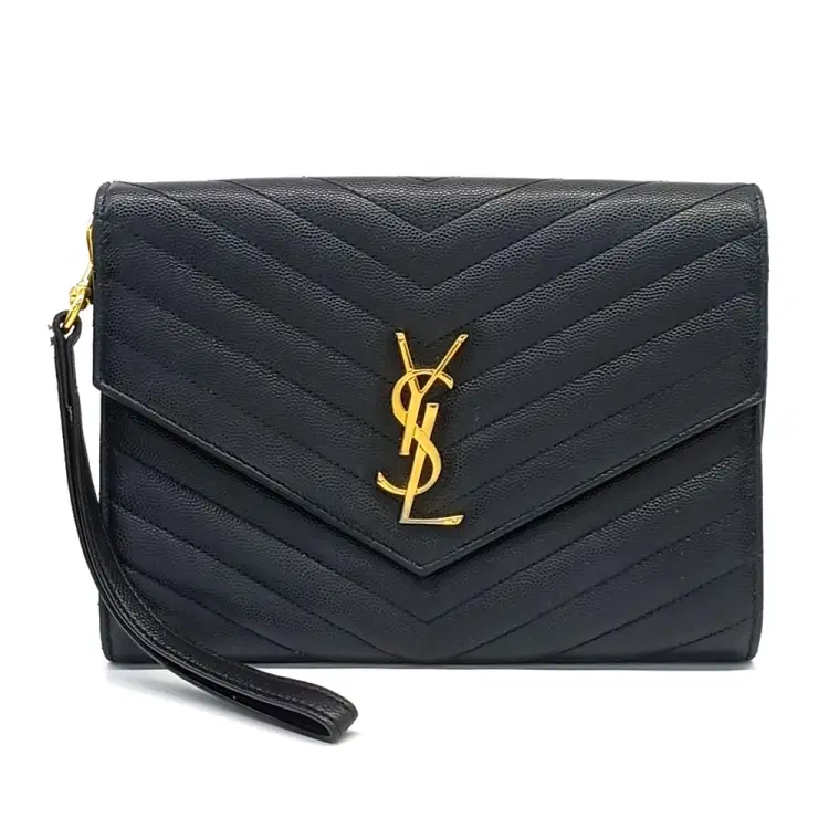 Saint Laurent Monogram Envelope Clutch (617662)-Hover-Image