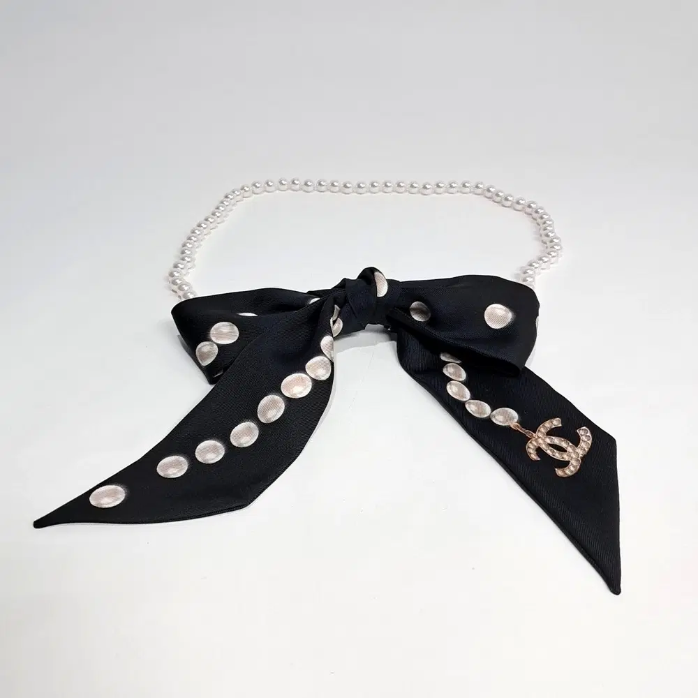 Chanel Scarf Pearl Belt