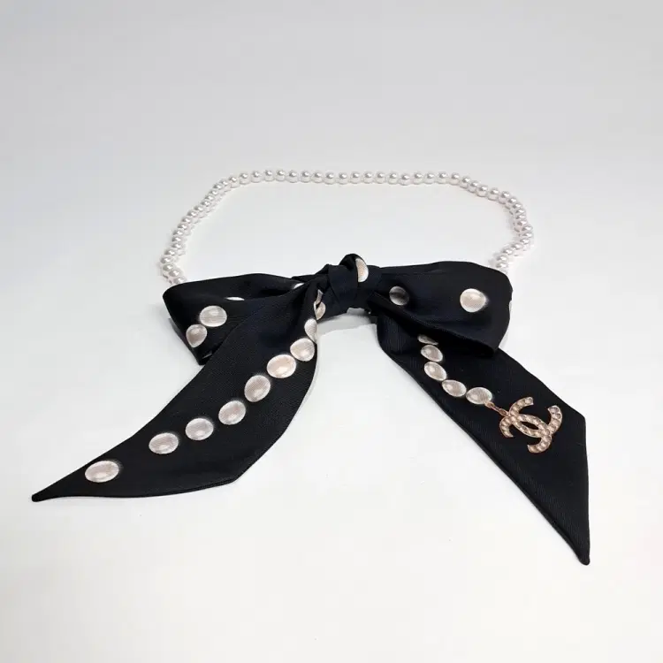 Chanel Scarf Pearl Belt-Hover-Image