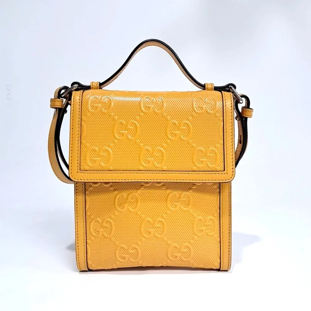 Gucci Gg Embossed Messenger Bag (625782)