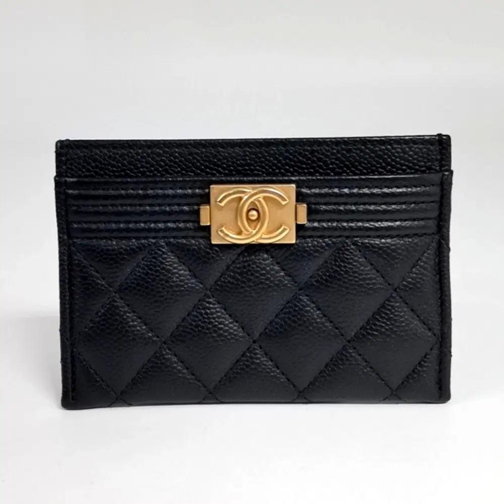 Chanel Caviar Boy Card Holder