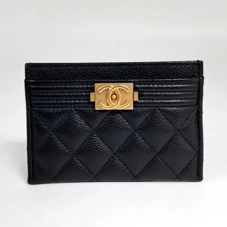 Chanel Caviar Boy Card Holder-Hover-Image
