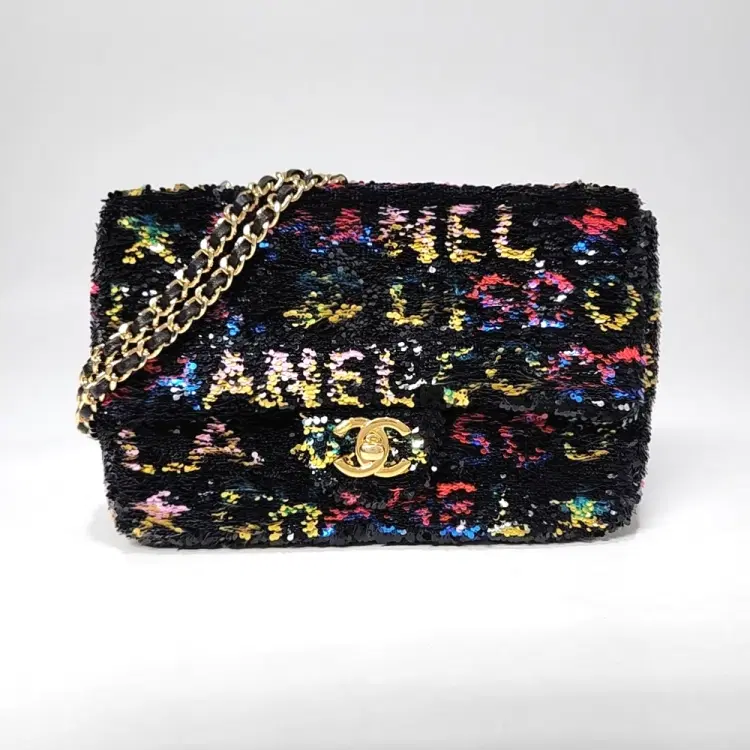 Chanel Sequin Chain Shoulder Bag-Hover-Image