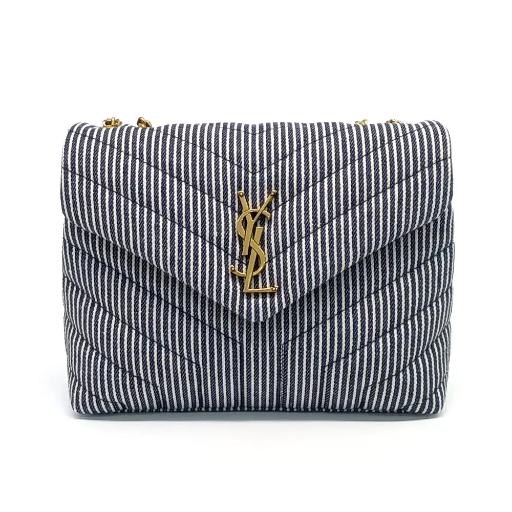 Saint Laurent Denim Monogram Lou Lou Bag Small (494699)