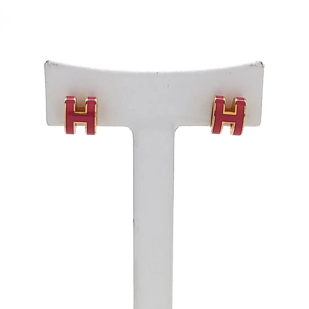 Hermès Mini Pop H Logo Earrings