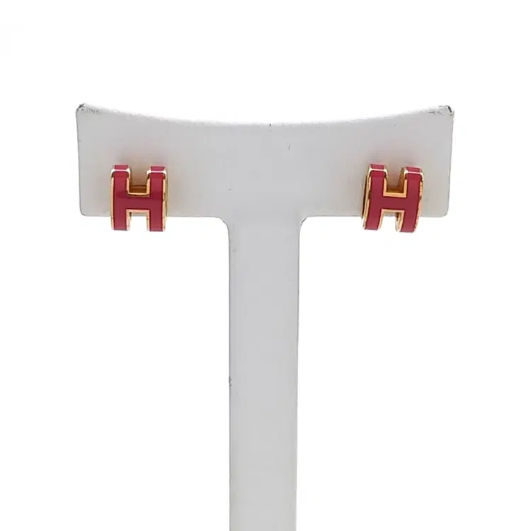 Hermès Mini Pop H Logo Earrings-Hover-Image