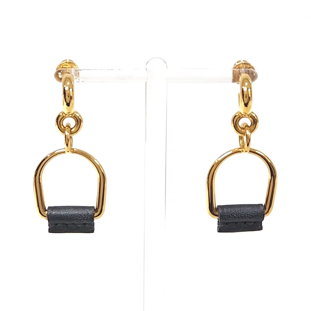 Hermès Heritage Equestré Étrié Earrings