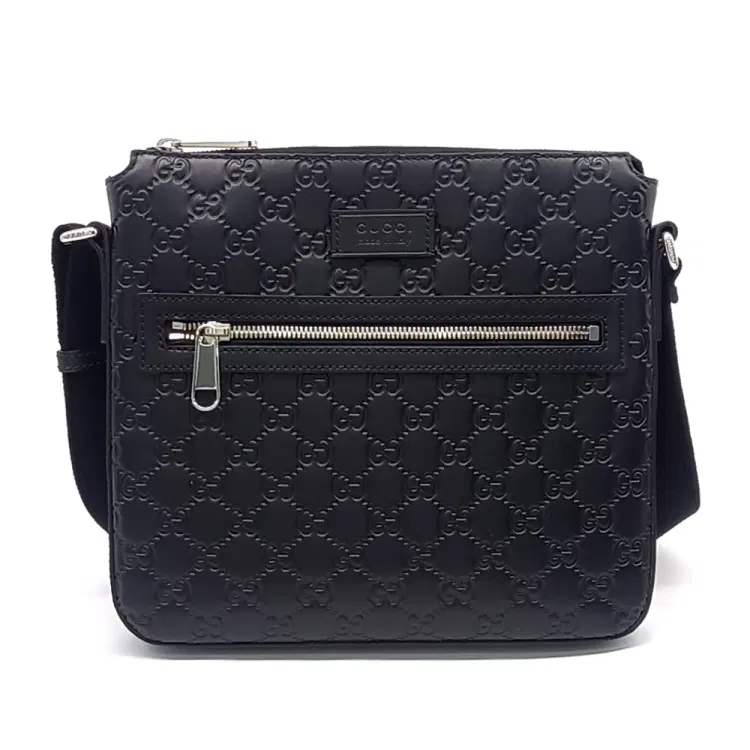 Gucci Cima Line Messenger Crossbody Bag (406410)-Hover-Image